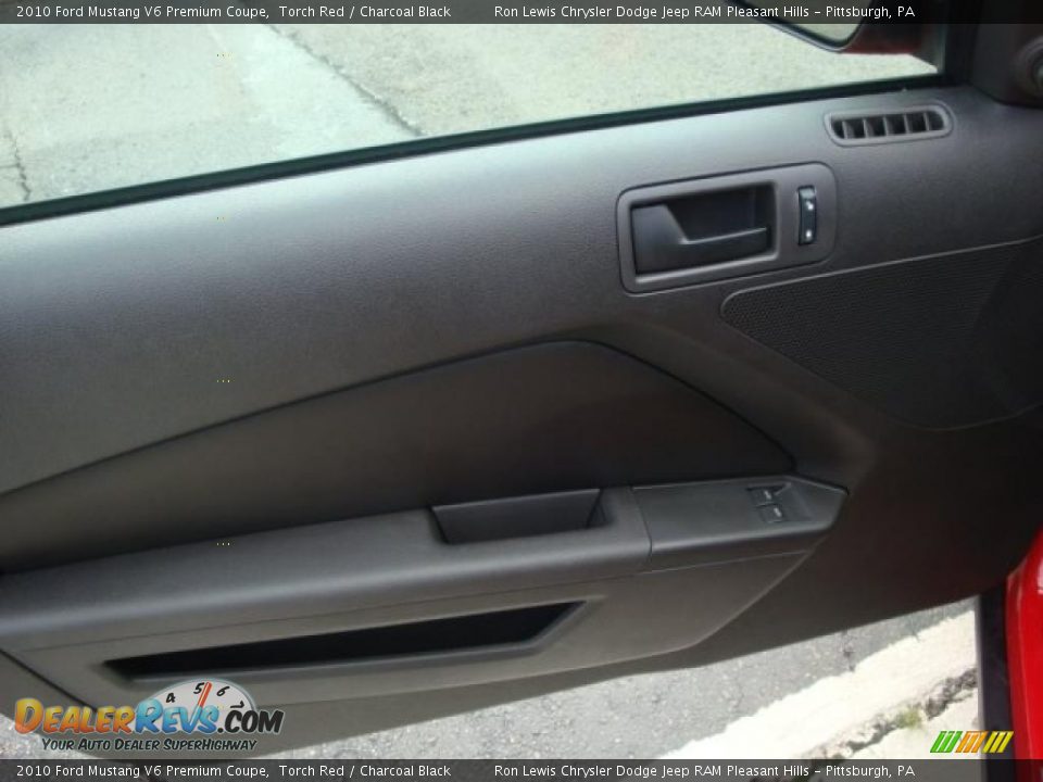 2010 Ford Mustang V6 Premium Coupe Torch Red / Charcoal Black Photo #20