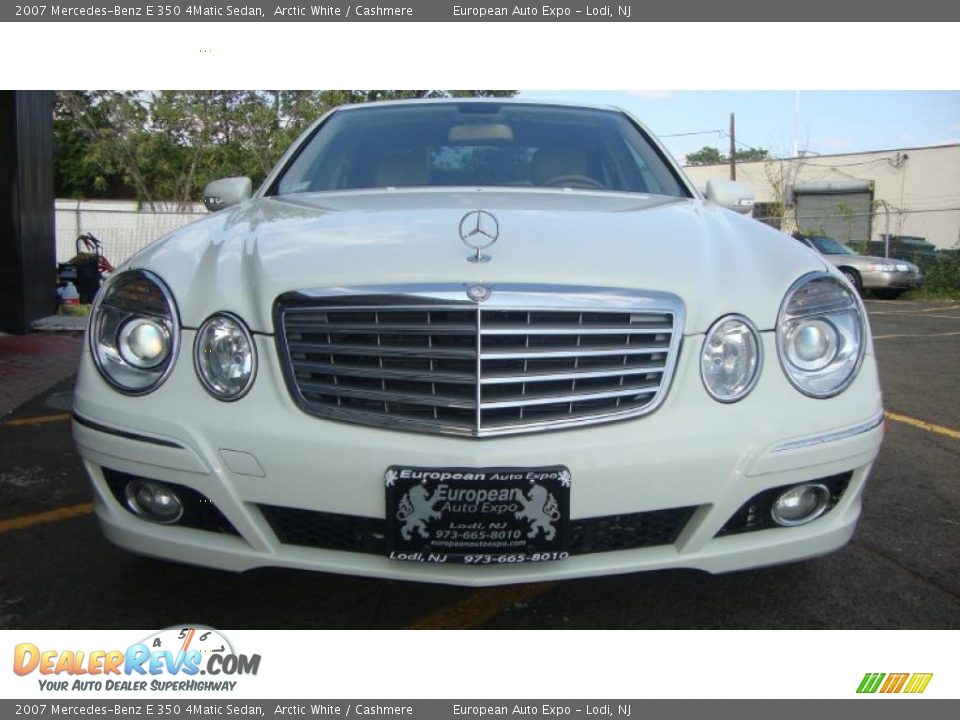 2007 Mercedes-Benz E 350 4Matic Sedan Arctic White / Cashmere Photo #5