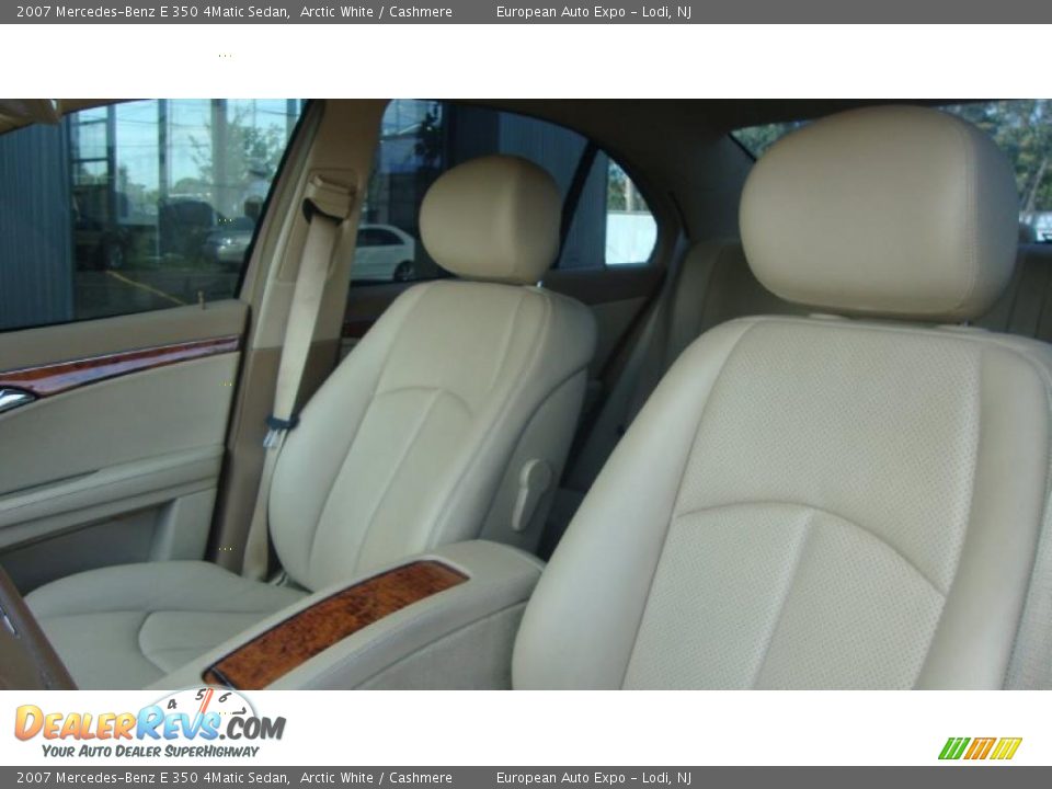 2007 Mercedes-Benz E 350 4Matic Sedan Arctic White / Cashmere Photo #7
