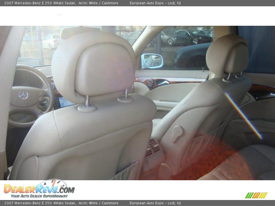 2007 Mercedes-Benz E 350 4Matic Sedan Arctic White / Cashmere Photo #8