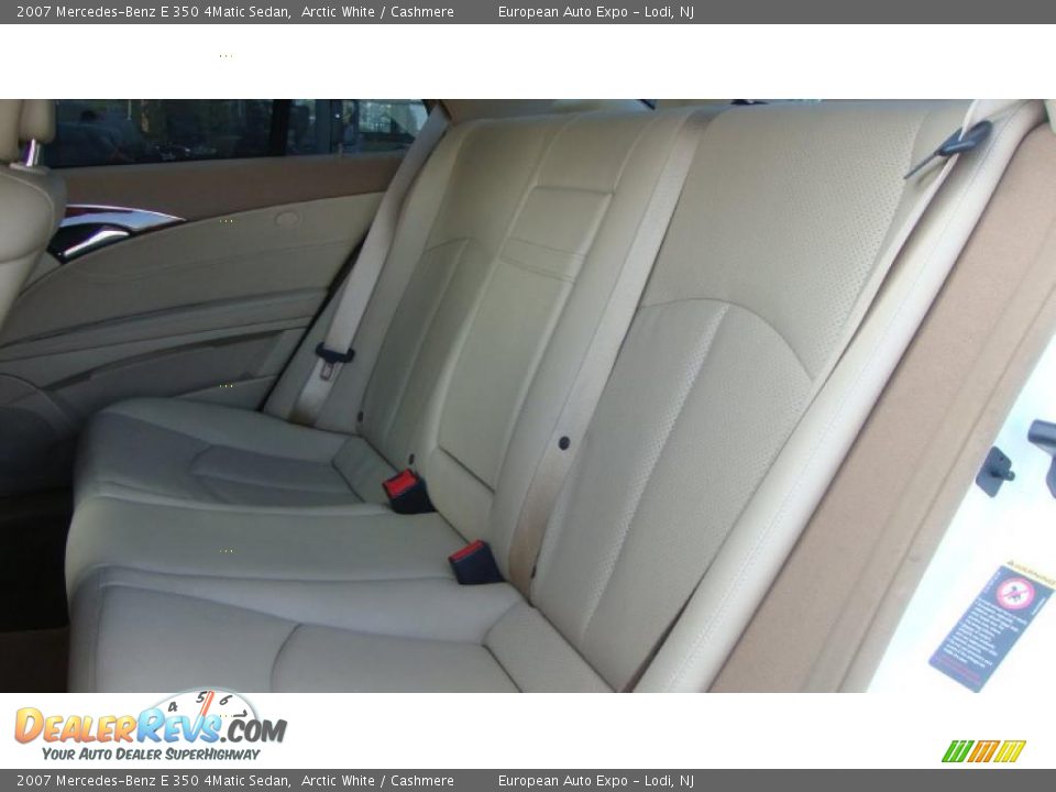 2007 Mercedes-Benz E 350 4Matic Sedan Arctic White / Cashmere Photo #9