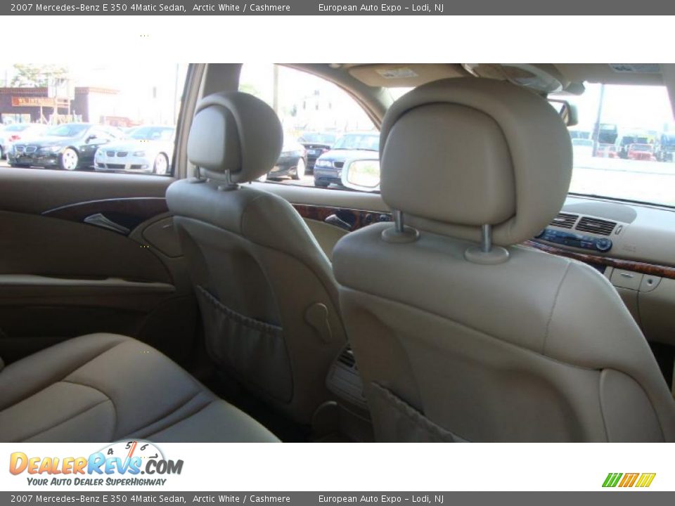 2007 Mercedes-Benz E 350 4Matic Sedan Arctic White / Cashmere Photo #10