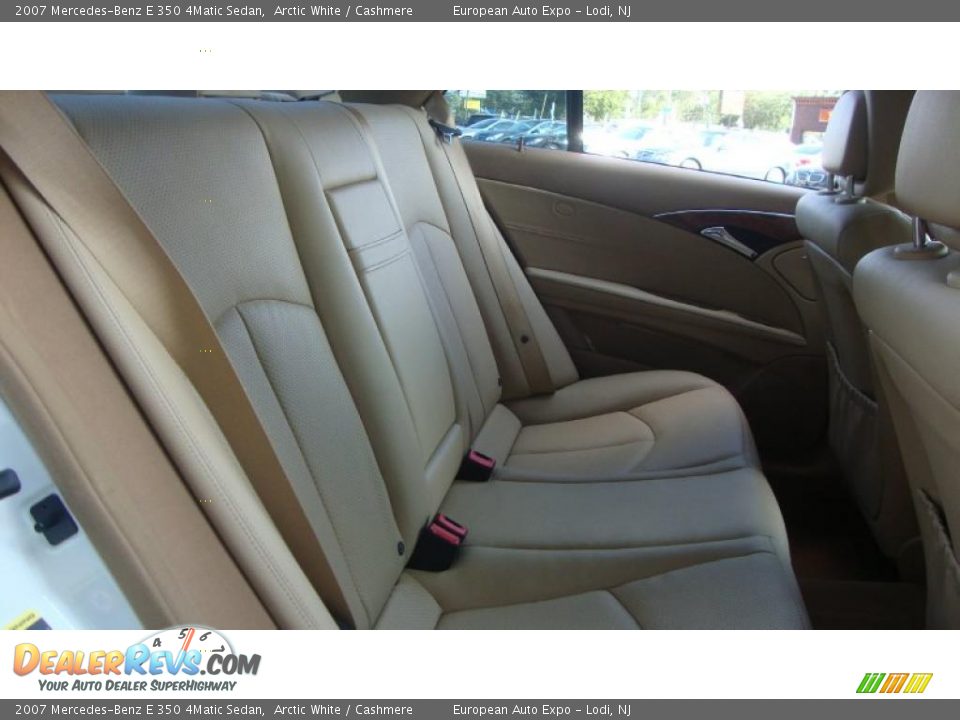 2007 Mercedes-Benz E 350 4Matic Sedan Arctic White / Cashmere Photo #11