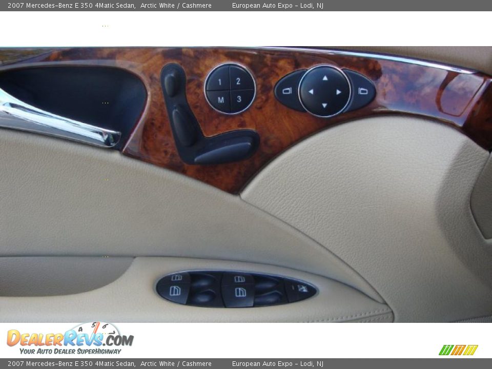 2007 Mercedes-Benz E 350 4Matic Sedan Arctic White / Cashmere Photo #16