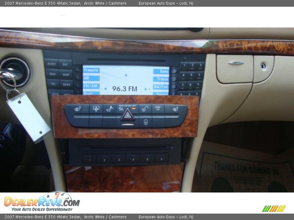 2007 Mercedes-Benz E 350 4Matic Sedan Arctic White / Cashmere Photo #19