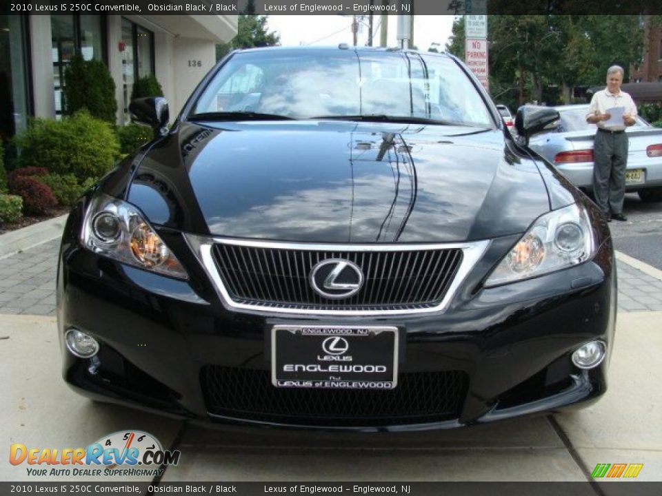 2010 Lexus IS 250C Convertible Obsidian Black / Black Photo #3