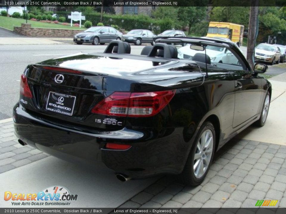 2010 Lexus IS 250C Convertible Obsidian Black / Black Photo #5
