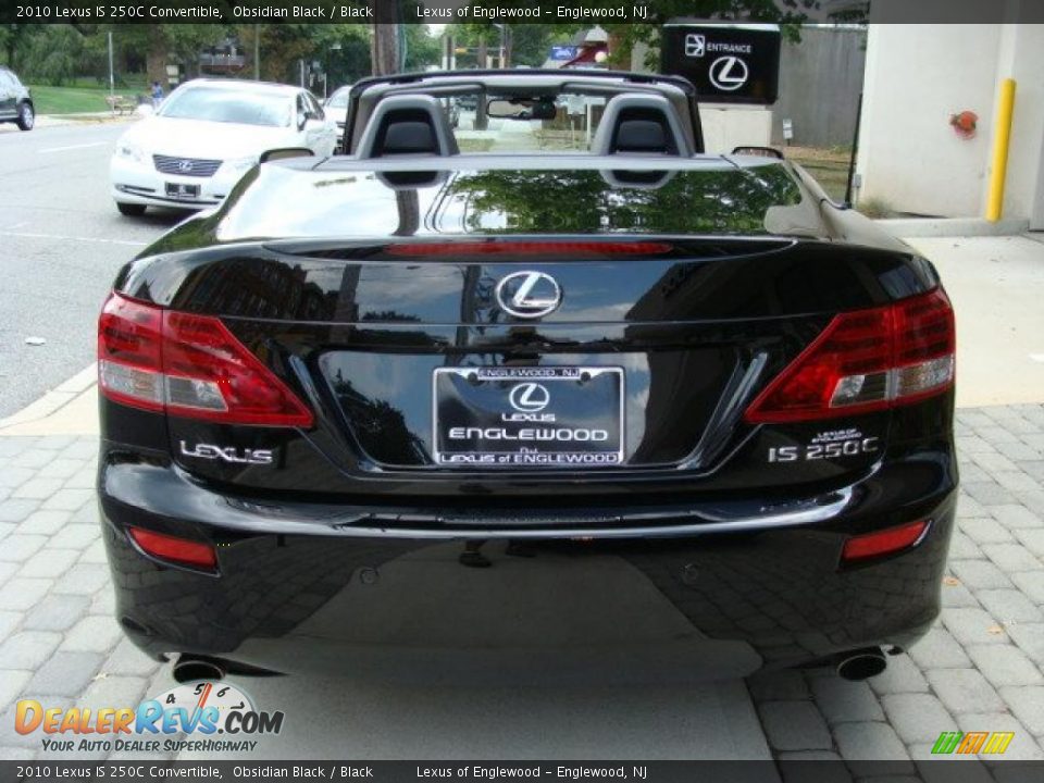 2010 Lexus IS 250C Convertible Obsidian Black / Black Photo #6