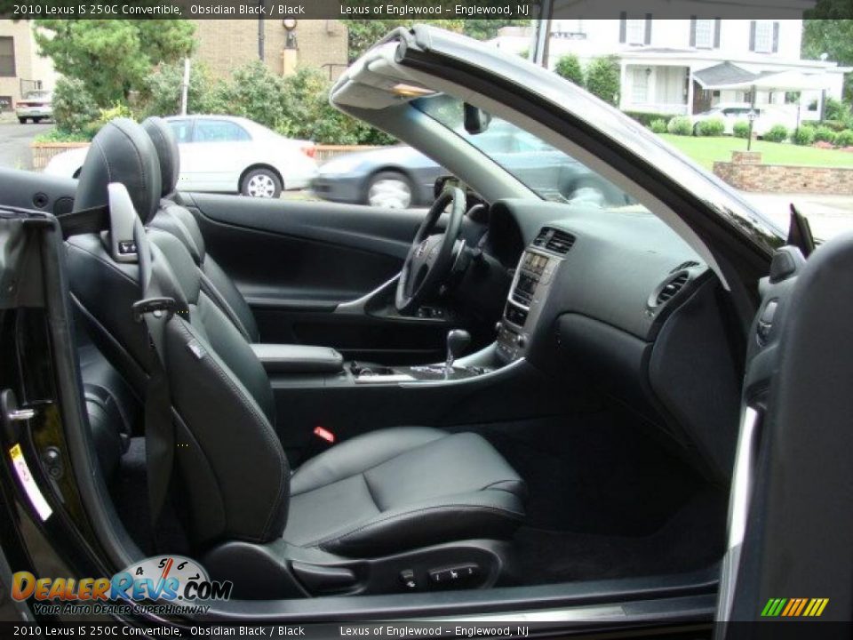 2010 Lexus IS 250C Convertible Obsidian Black / Black Photo #9