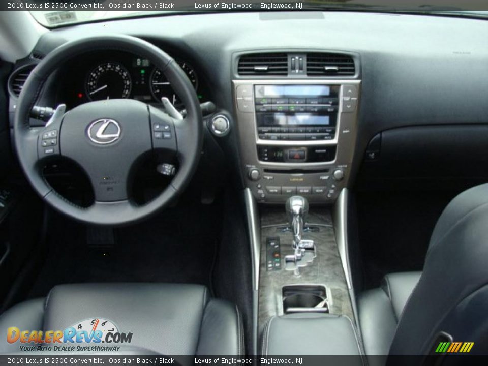 2010 Lexus IS 250C Convertible Obsidian Black / Black Photo #10