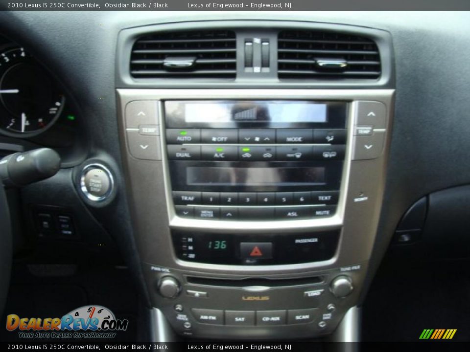 2010 Lexus IS 250C Convertible Obsidian Black / Black Photo #12