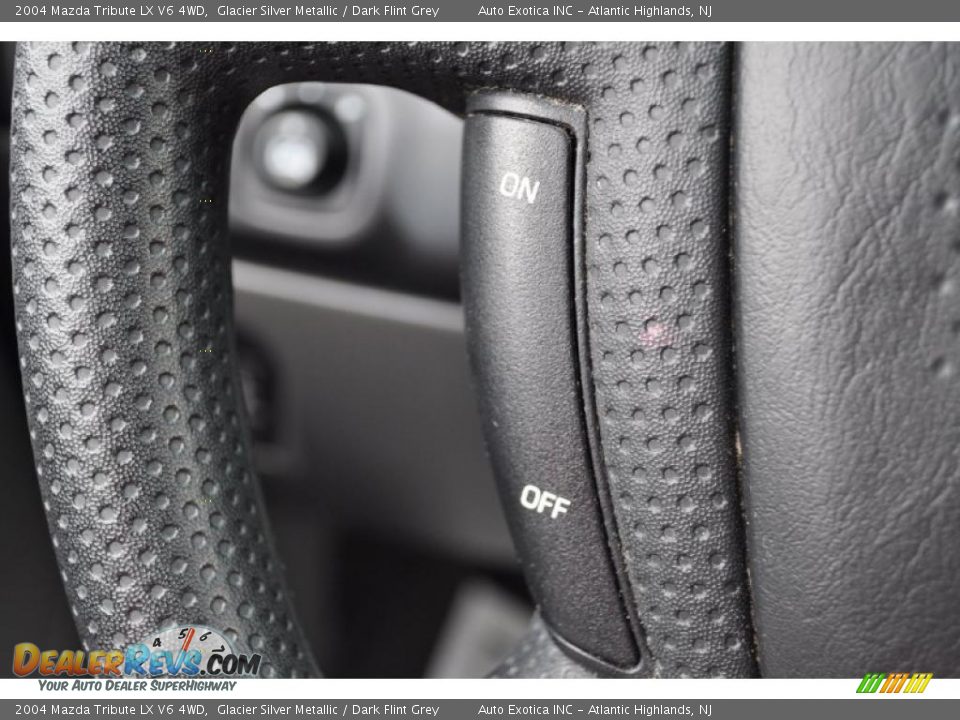 2004 Mazda Tribute LX V6 4WD Glacier Silver Metallic / Dark Flint Grey Photo #16
