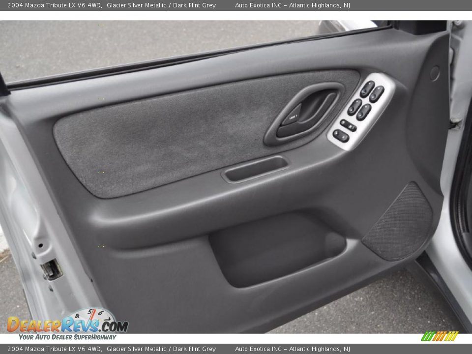 2004 Mazda Tribute LX V6 4WD Glacier Silver Metallic / Dark Flint Grey Photo #20