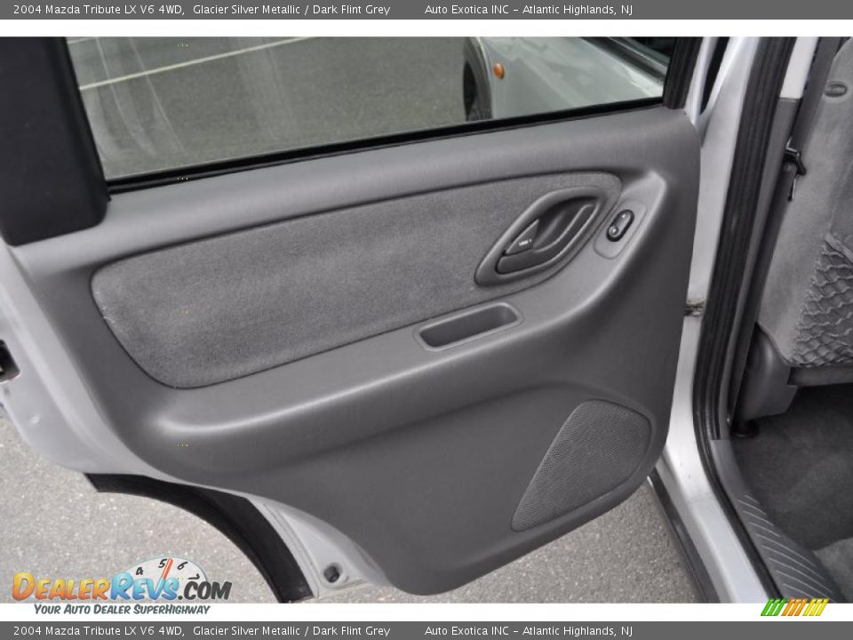2004 Mazda Tribute LX V6 4WD Glacier Silver Metallic / Dark Flint Grey Photo #23