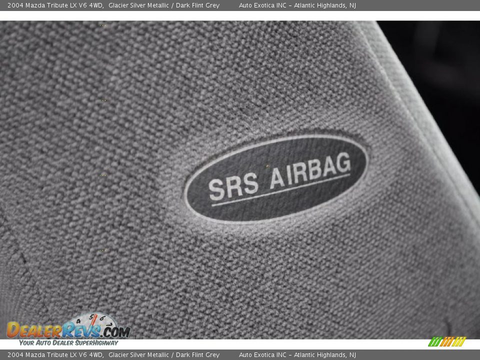 2004 Mazda Tribute LX V6 4WD Glacier Silver Metallic / Dark Flint Grey Photo #28