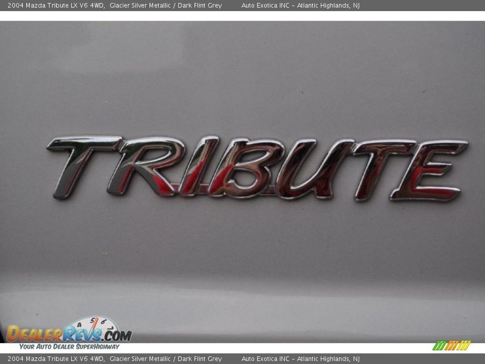 2004 Mazda Tribute LX V6 4WD Glacier Silver Metallic / Dark Flint Grey Photo #29