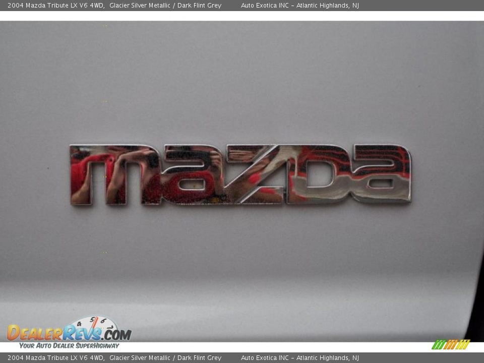 2004 Mazda Tribute LX V6 4WD Glacier Silver Metallic / Dark Flint Grey Photo #30