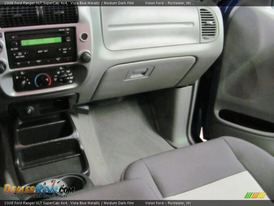 2008 Ford Ranger XLT SuperCab 4x4 Vista Blue Metallic / Medium Dark Flint Photo #5