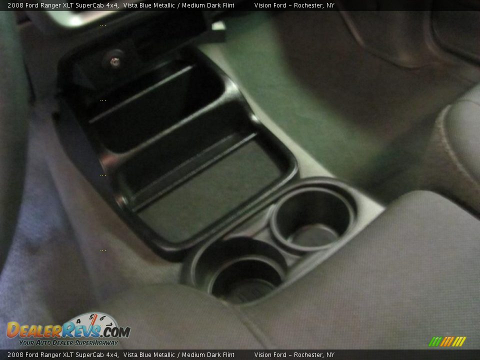 2008 Ford Ranger XLT SuperCab 4x4 Vista Blue Metallic / Medium Dark Flint Photo #6