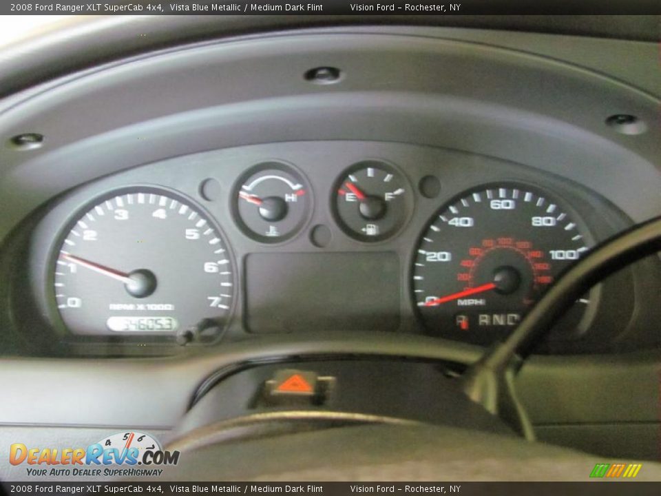 2008 Ford Ranger XLT SuperCab 4x4 Vista Blue Metallic / Medium Dark Flint Photo #7