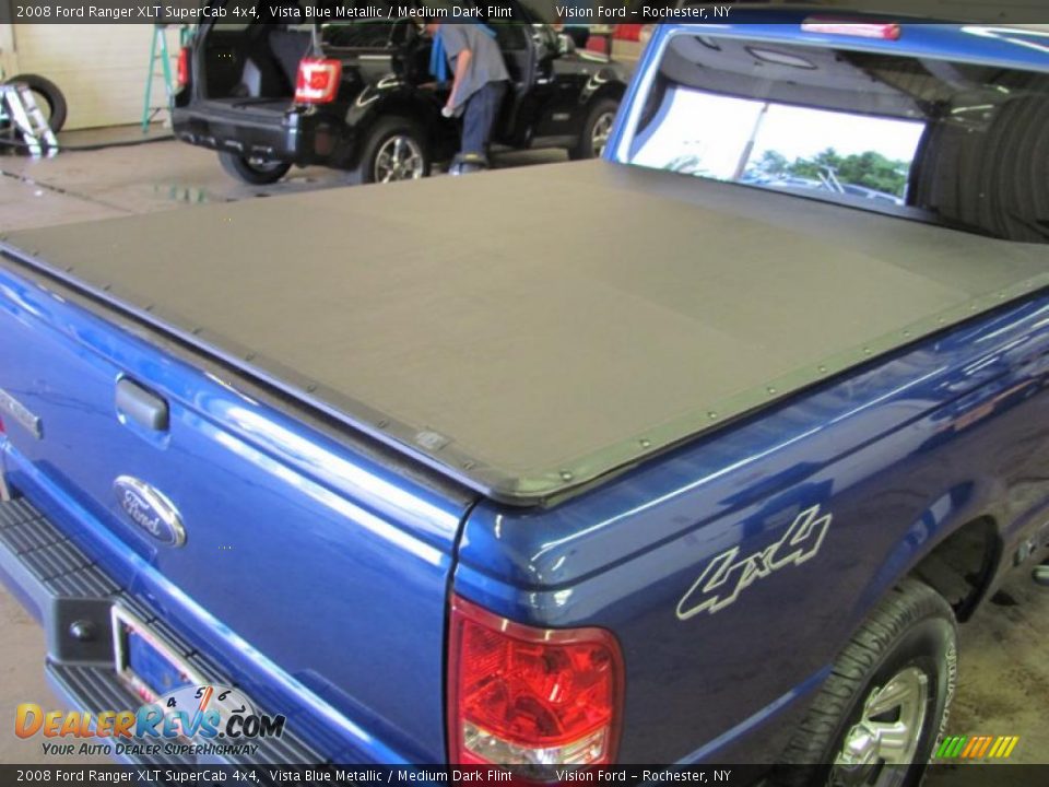 2008 Ford Ranger XLT SuperCab 4x4 Vista Blue Metallic / Medium Dark Flint Photo #9