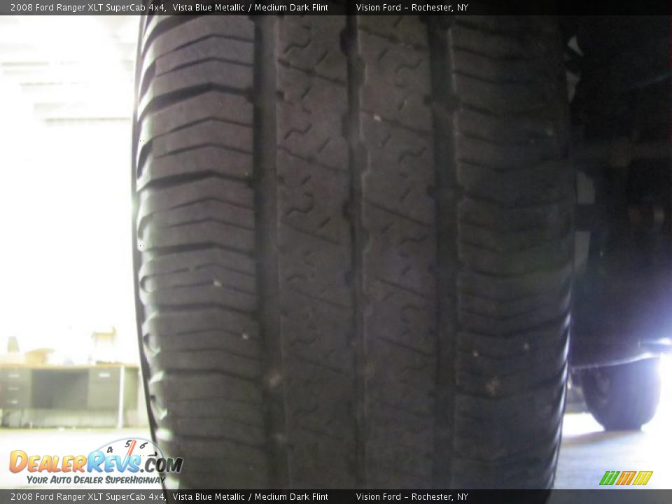 2008 Ford Ranger XLT SuperCab 4x4 Vista Blue Metallic / Medium Dark Flint Photo #17