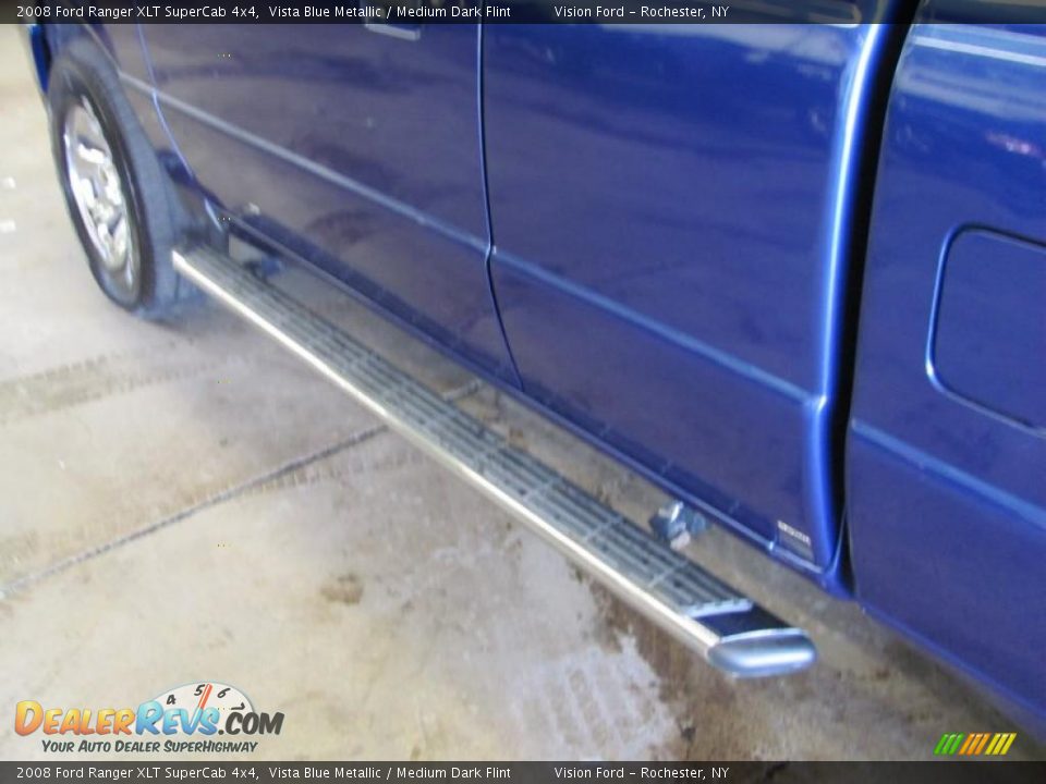 2008 Ford Ranger XLT SuperCab 4x4 Vista Blue Metallic / Medium Dark Flint Photo #21