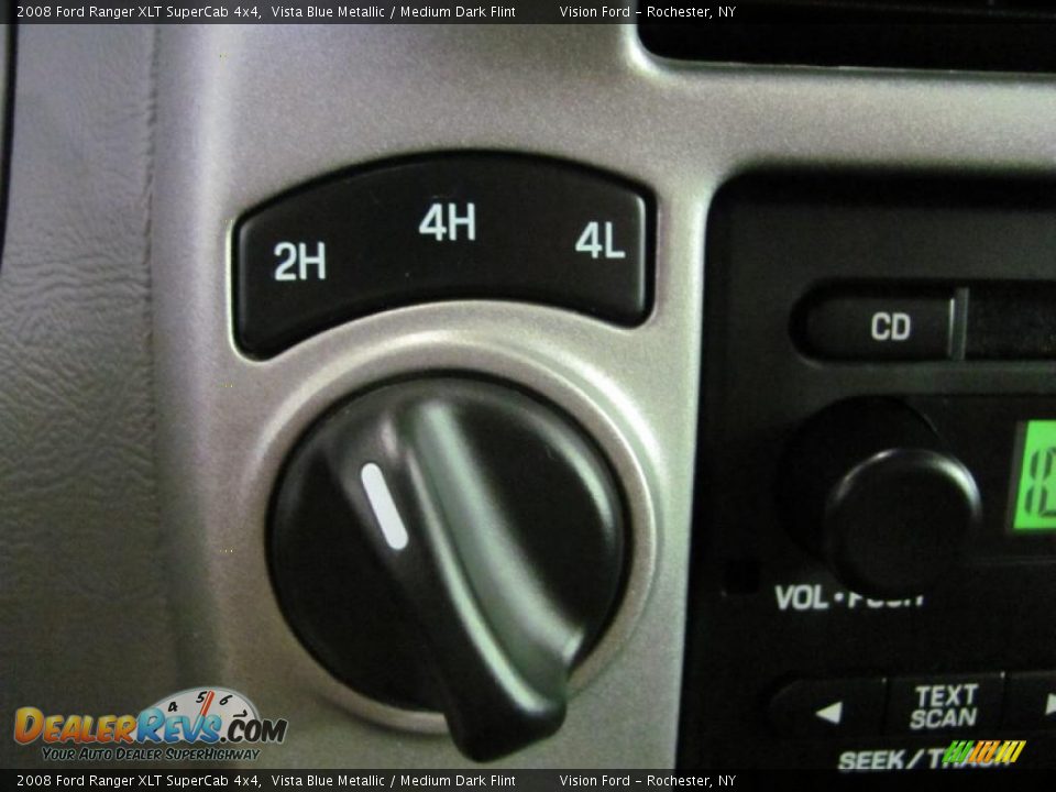 2008 Ford Ranger XLT SuperCab 4x4 Vista Blue Metallic / Medium Dark Flint Photo #24