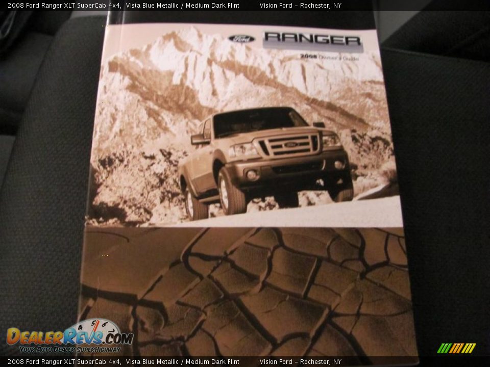 2008 Ford Ranger XLT SuperCab 4x4 Vista Blue Metallic / Medium Dark Flint Photo #32