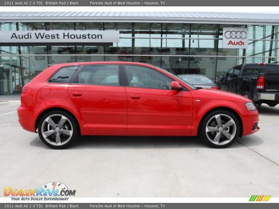 2011 Audi A3 2.0 TDI Brilliant Red / Black Photo #3