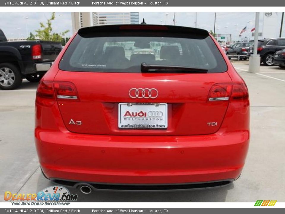 2011 Audi A3 2.0 TDI Brilliant Red / Black Photo #5