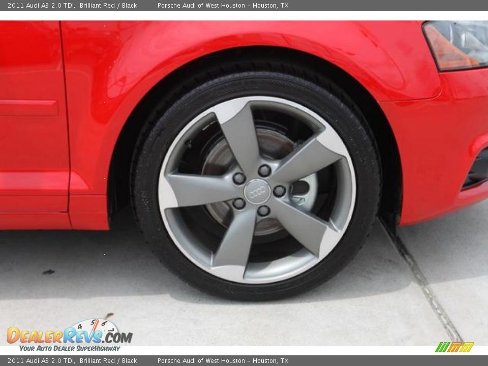 2011 Audi A3 2.0 TDI Brilliant Red / Black Photo #6