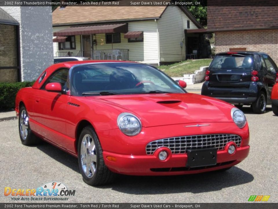 2002 Ford Thunderbird Premium Roadster Torch Red / Torch Red Photo #1