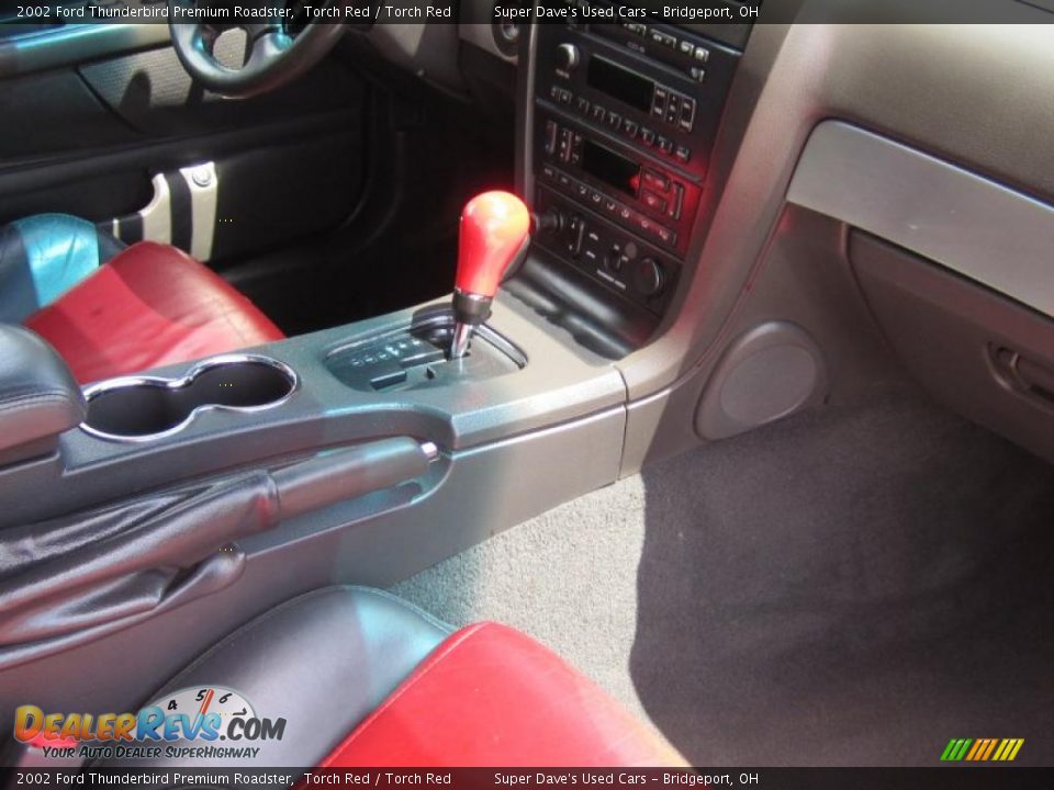 2002 Ford Thunderbird Premium Roadster Torch Red / Torch Red Photo #17