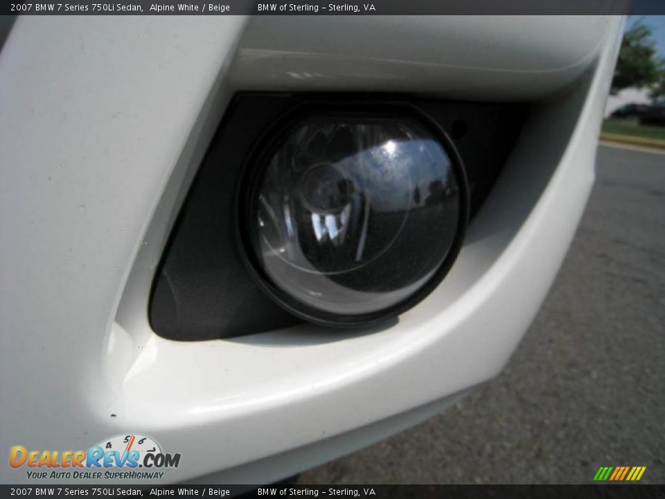 2007 BMW 7 Series 750Li Sedan Alpine White / Beige Photo #20