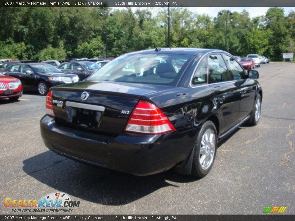 2007 Mercury Montego Premier AWD Black / Charcoal Photo #4