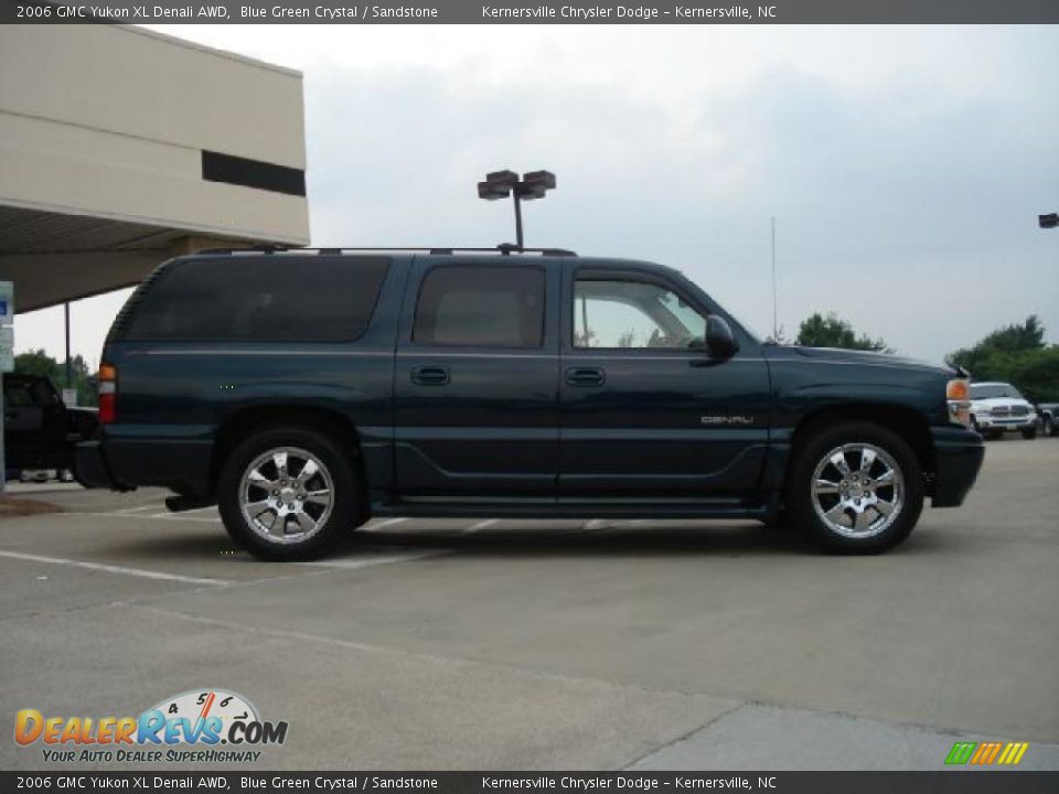 2006 GMC Yukon XL Denali AWD Blue Green Crystal / Sandstone Photo #2