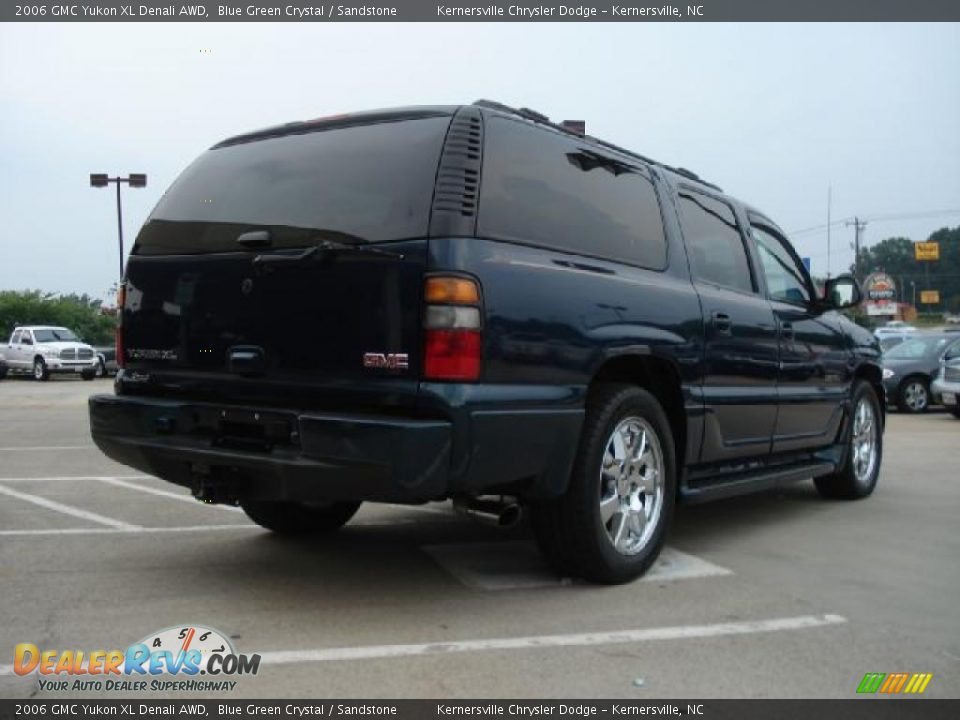 2006 GMC Yukon XL Denali AWD Blue Green Crystal / Sandstone Photo #3