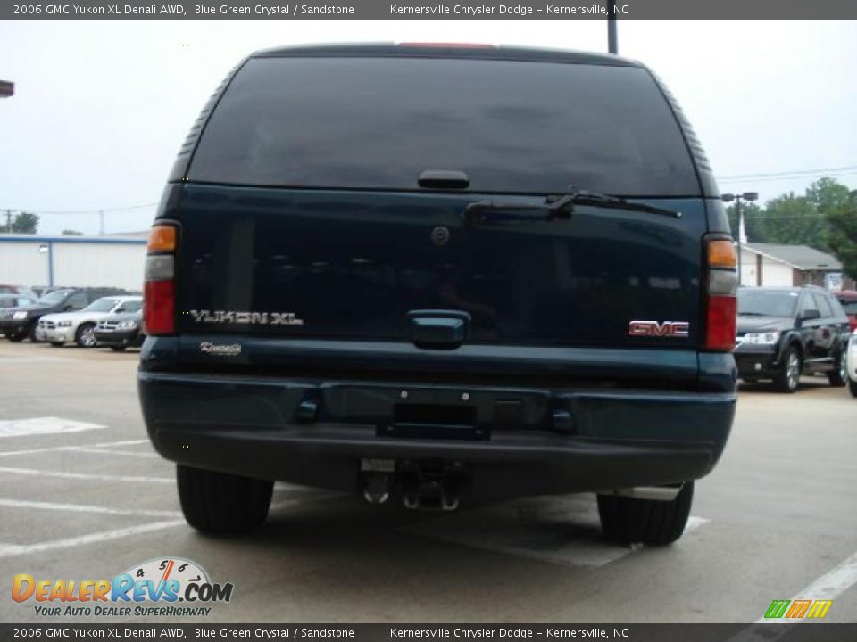 2006 GMC Yukon XL Denali AWD Blue Green Crystal / Sandstone Photo #4