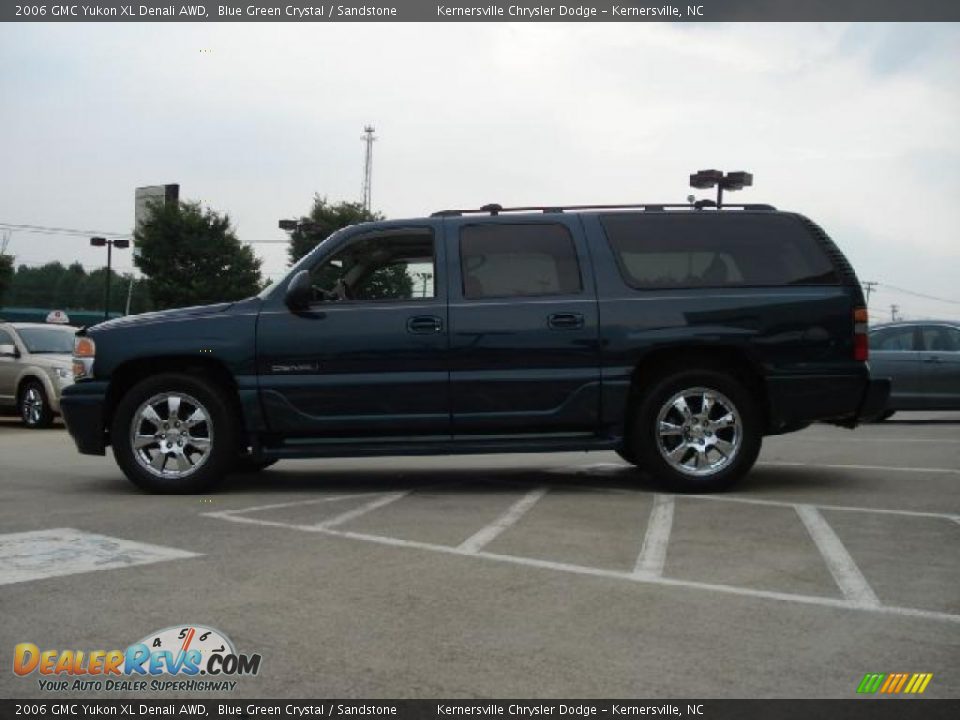 2006 GMC Yukon XL Denali AWD Blue Green Crystal / Sandstone Photo #6