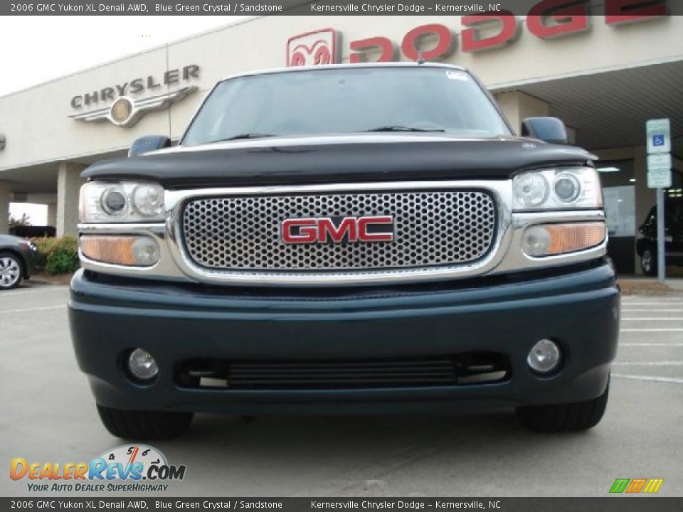 2006 GMC Yukon XL Denali AWD Blue Green Crystal / Sandstone Photo #8