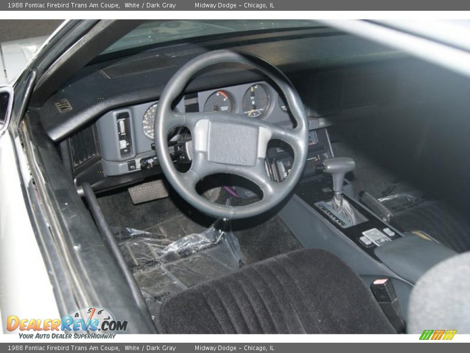 Front Seat of 1988 Pontiac Firebird Trans Am Coupe Photo #5