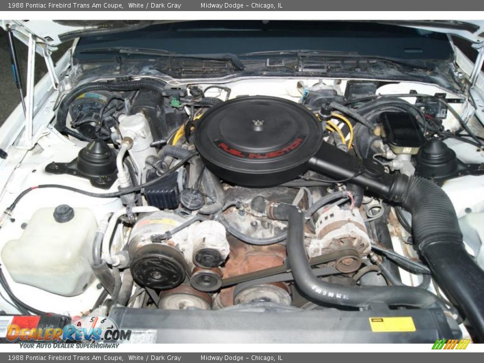 1988 Pontiac Firebird Trans Am Coupe 5.0 Liter OHV 16-Valve V8 Engine Photo #7