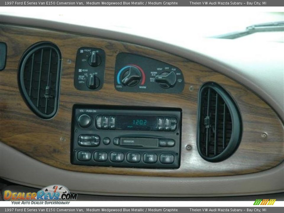 1997 Ford E Series Van E150 Conversion Van Medium Wedgewood Blue Metallic / Medium Graphite Photo #11