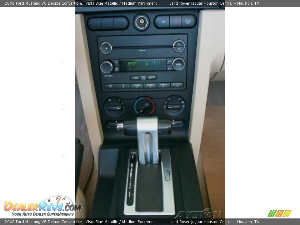 2008 Ford Mustang V6 Deluxe Convertible Vista Blue Metallic / Medium Parchment Photo #26