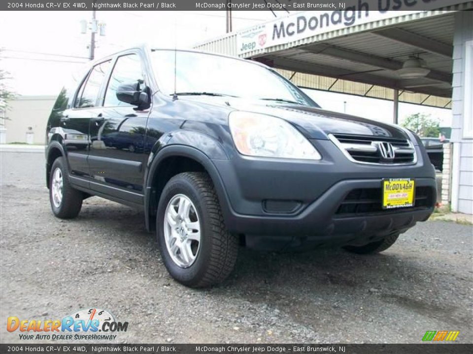2004 Honda CR-V EX 4WD Nighthawk Black Pearl / Black Photo #1