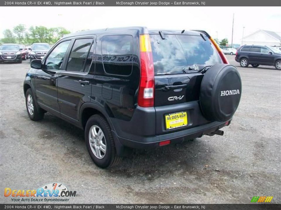 2004 Honda CR-V EX 4WD Nighthawk Black Pearl / Black Photo #5