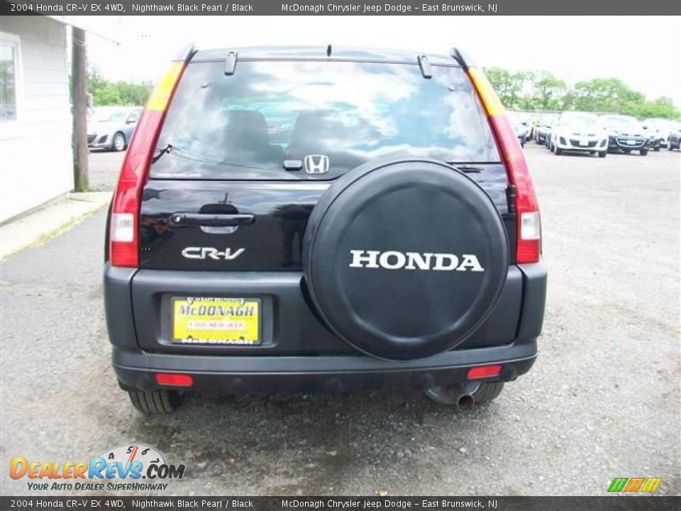 2004 Honda CR-V EX 4WD Nighthawk Black Pearl / Black Photo #6