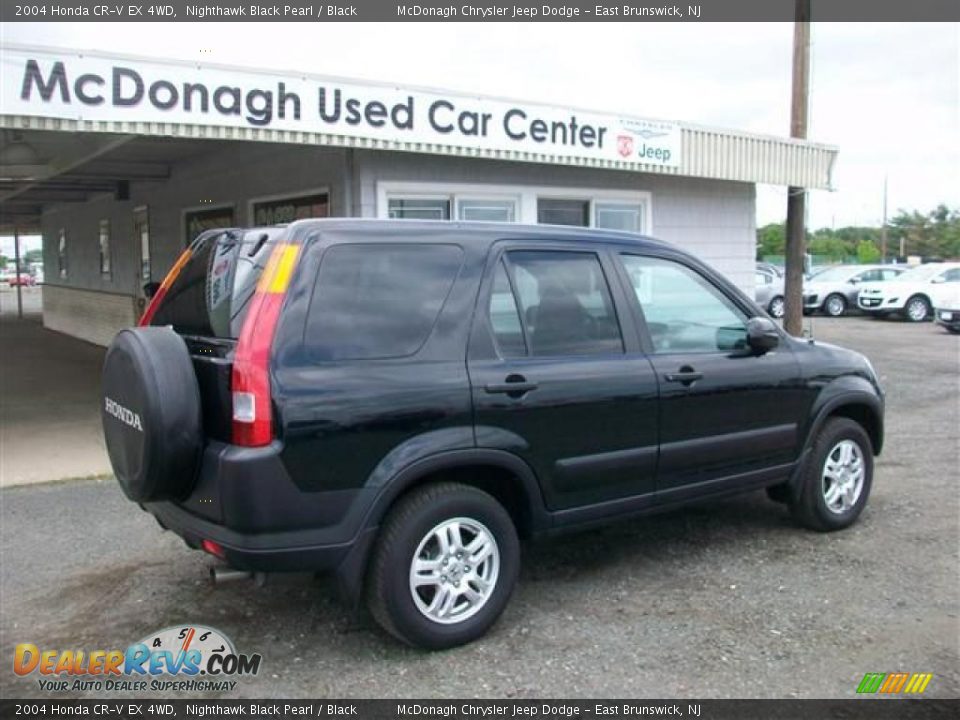 2004 Honda CR-V EX 4WD Nighthawk Black Pearl / Black Photo #7