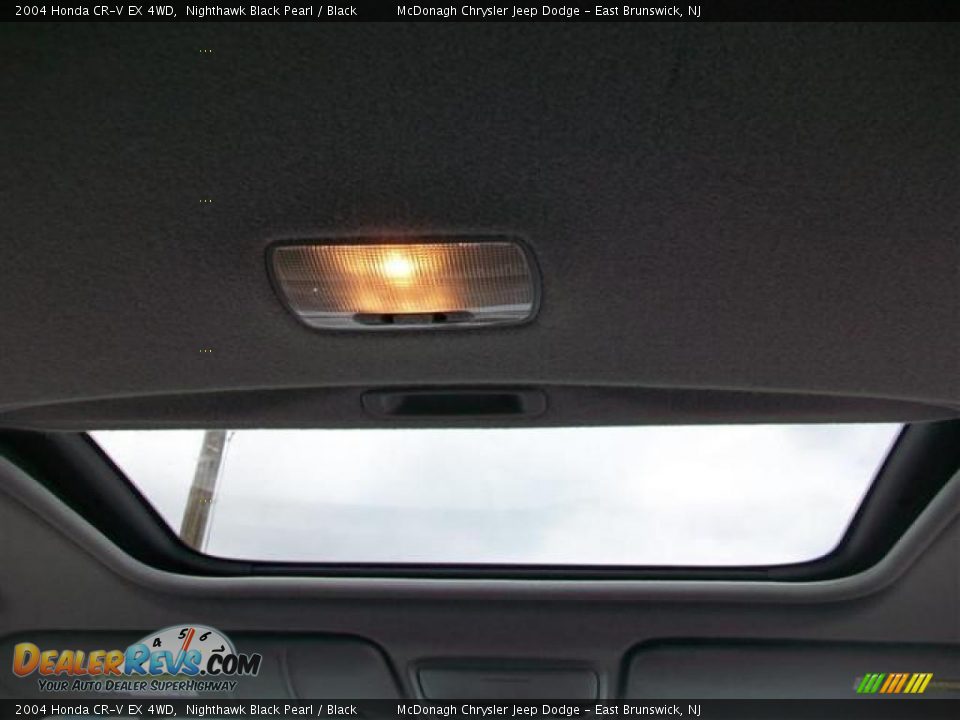 2004 Honda CR-V EX 4WD Nighthawk Black Pearl / Black Photo #17